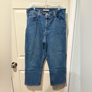 Levis ribcage straight ankle Jeans